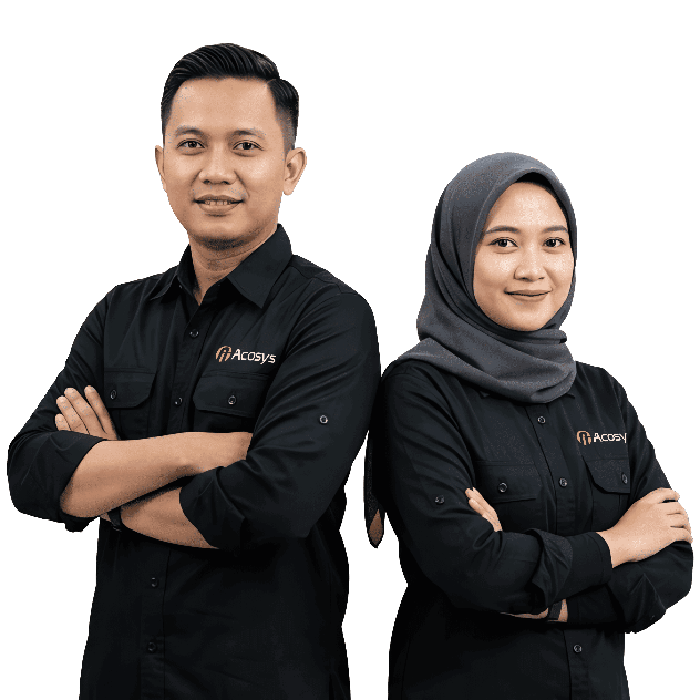 Tim support Acosys siap mendampingi implementasi