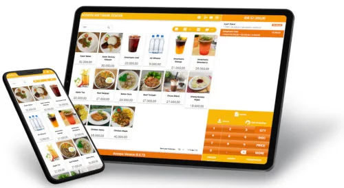 Aplikasi POS Acosys di tablet — solusi retail
