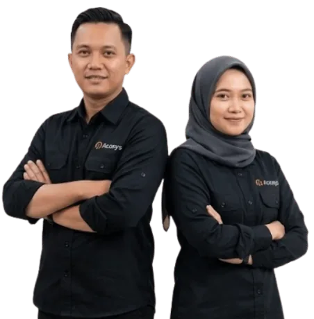 Tim support Acosys siap mendampingi implementasi